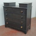 Antique pine chest of drawers  - 8