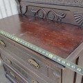 Commode antique de style eastlake, bureau de chambre à coucher  - 5