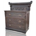 Commode antique de style eastlake, bureau de chambre à coucher  - 1