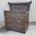 Commode antique de style eastlake, bureau de chambre à coucher  - 8