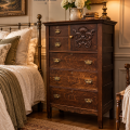 Antique oak chest of drawers - 2