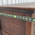 Antique oak chest of drawers - 7