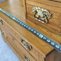 Antique oak chest of drawers  - 6