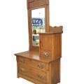 Antique oak chest of drawers  - 8
