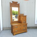 Antique oak chest of drawers  - 9