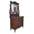 Antique dresser with mirror - 7
