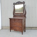 Antique dresser with mirror - 8