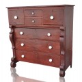 Antique pine bonnet chest of drawers  - 1