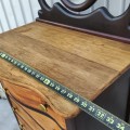 Commode tiroirs avec miroir, bureau de chambre à coucher  - 4