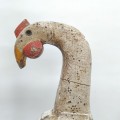 Folk art rooster sculpture signed by Michel Fortin  - 3