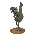Folk art copper rooster - 3