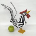 Folk art wooden rooster  - 2
