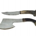 Knife and ax signed Roger Grenier  - 4