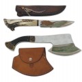 Knife and ax signed Roger Grenier  - 1