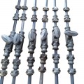 Antique cast iron cremone bolts, window hardware - 1