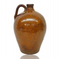 Cruche attribuée aux potiers de St-Denis-sur-le-Richelieu, poterie (voir autres photos pour condition)   - 1