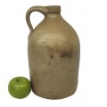 Antique stoneware jug signed St-Johns, stoneware  - 3