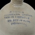 Merchant stoneware jug signed Belisle from Montreal  - 2