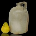Merchant stoneware jug signed Belisle from Montreal  - 3
