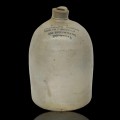 Merchant stoneware jug signed Belisle from Montreal  - 1