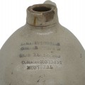 Stoneware merchant jug signed Chaput from Montreal  - 2