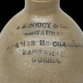  Soucy & cie. restaurant, Québec merchant stoneware jug  - 2