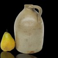  Soucy & cie. restaurant, Québec merchant stoneware jug  - 3