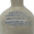 Antique stoneware merchant jug signed, Picard, Quebec - 2