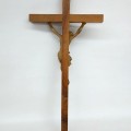 Crucifix avec corpus sculpté en bois  - 6