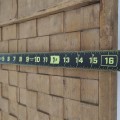 Antique wooden checkerboard, gameboard  - 2
