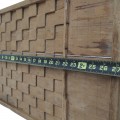 Antique wooden checkerboard, gameboard  - 3