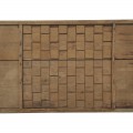 Antique wooden checkerboard, gameboard  - 1