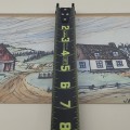 Watercolor painting signed JE Marchand  - 4