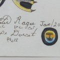 Coloured pencil and ink drawing signed - 2