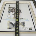 Coloured pencil and ink drawing signed Peter Ragee, cape Dorset - 5