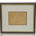 Drawing on paper signed Arthur Villeneuve (1910-1990) - 1