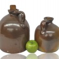 Vintage stoneware jugs, warm rustic glaze - 2