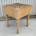 Antique butcher block  - 4