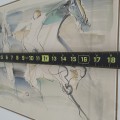 Encre aquarelle signée Bruce Roberts, La strada, tableayu, dessin, peinture  - 4