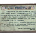 Enseigne Martyre de St-Alexandre, pancarte, affiche - 1