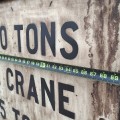 Metal sign of industrial overhead crane belonging to the Dominion Bridge Company - 3
