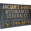 Enseigne publicitaire, assurances générales, pancarte, affiche, annonce  - 1