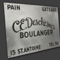  C.E. Deschèsnes bakery advertising sign  - 1