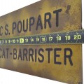 Enseigne publicitaire de bureau d'avocat, pancarte, affiche  - 2