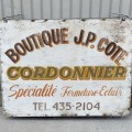 Enseigne publicitaire de cordonnier, pancarte, annonce  - 5