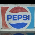 Enseigne publicitaire de la liqueur Pepsi, pancarte, annonce, affiche  - 1