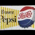 Vintage advertising Pepsi-Cola sign - 1