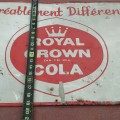 Vintage Royal Crown Cola advertising sign  - 3