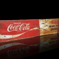 Enseigne publicitaire savourez Coca-Cola  - 1