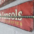 Vintage metal cigarettes signs ( Cigarette sold ) - 2